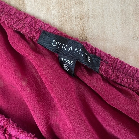 Dynamite Off-The-Shoulder Lace Top - Picture 6 of 8